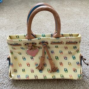Dooney and Bourke tiny tassel tote
